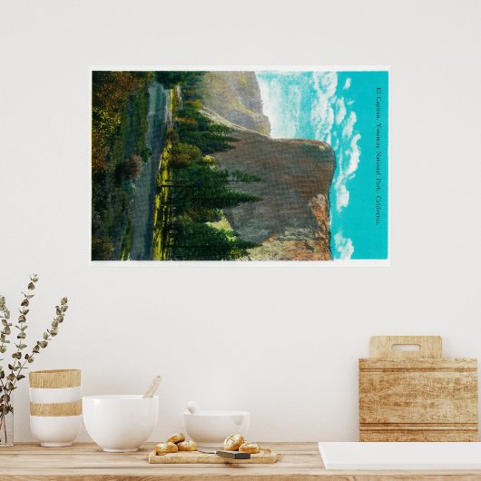 El Capitan, Yosemite Valley Yosemite, CA Poster (Keuken)