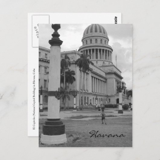 el capitolio bldg briefkaart (Voorkant / Achterkant)