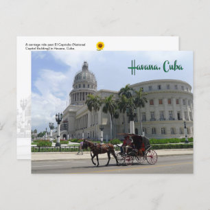 El Capitolio, Havana, Cuba - briefkaart
