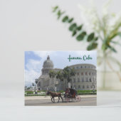 El Capitolio, Havana, Cuba - briefkaart (Staand voorkant)
