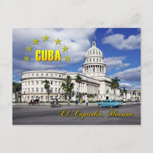El Capitolio (nationaal hoofdkwartier), Havana, Cu Briefkaart