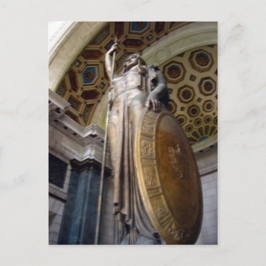 el capitolio standbeeld briefkaart (Voorkant)