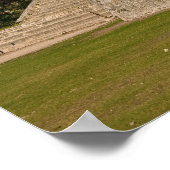 El Caracol op Chichen Itza Poster (Hoek)