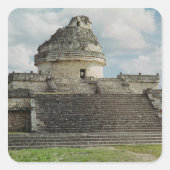 El Caracol Vierkante Sticker (Voorkant)