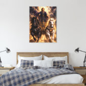 El Carro Canvas Afdruk (Insitu (Slaapkamer))