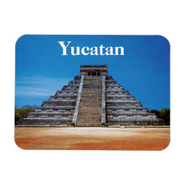 El Castillo Chichen Itza Flexible Photo Magnet Magneet