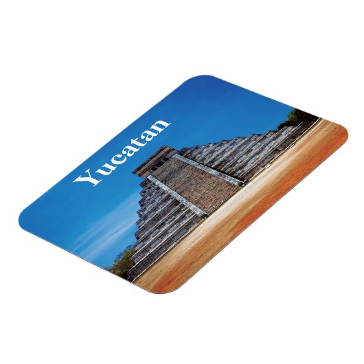 El Castillo Chichen Itza Flexible Photo Magnet Magneet (Linkerzijde)