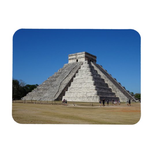 El Castillo - Chichen Itza, Mexico #4 Foto Magnet Magneet (Horizontaal)