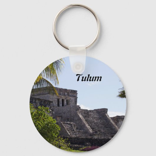 El Castillo de Tulum - Mayan ruins Sleutelhanger (Voorkant)