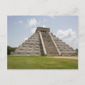 "El Castillo" (het kasteel) in Chichen Itza Briefkaart (Voorkant)