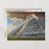 El Castillo in Chichen Itza, Mexico Briefkaart (Voorkant / Achterkant)