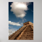 El Castillo in Chichen Itza Poster (Voorkant)