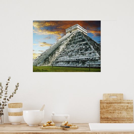 El Castillo Poster (Keuken)