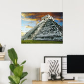 El Castillo Poster (Thuiskantoor)