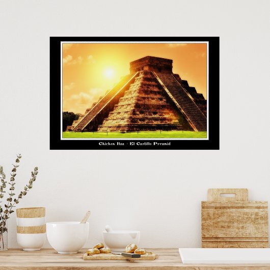 EL CASTILLO PYRAMID POSTER (Keuken)