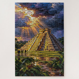 El Castillo voor de storm Legpuzzel