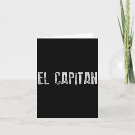 El Catan bootkapitein Kaart (Voorkant)