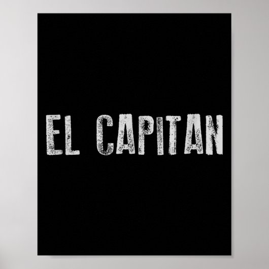 El Catan bootkapitein Poster (Voorkant)