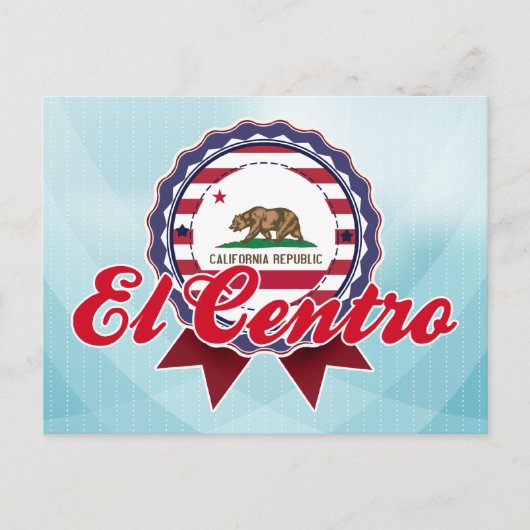 El Centro, CA Briefkaart (Voorkant)