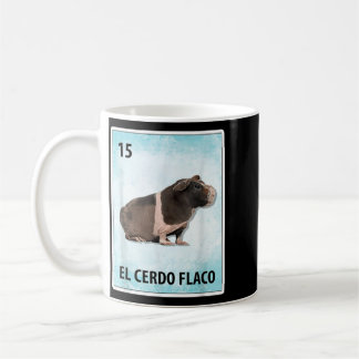 El Cerdo Flaco Mexicaanse Skinny Pig Kaarten Koffiemok
