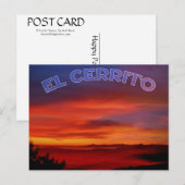 El Cerrito Sunset Briefkaart (Voorkant / Achterkant)