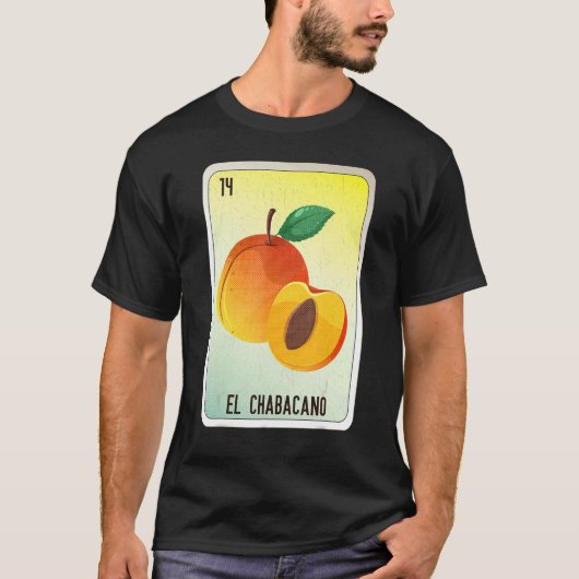 El Chabacano Mexican Slang Lottery Bingo Cards T-shirt (Voorkant)