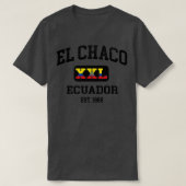 El Chaco Ecuador XXL Atletisch ontwerp T-shirt (Design voorkant)