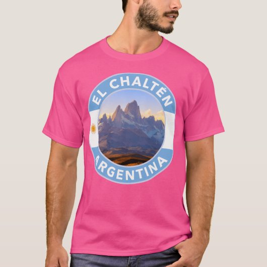 El Chalt Argentinië Ronde embleem T-shirt (Voorkant)