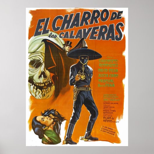 El Charro De Las Calaveras Poster (Voorkant)