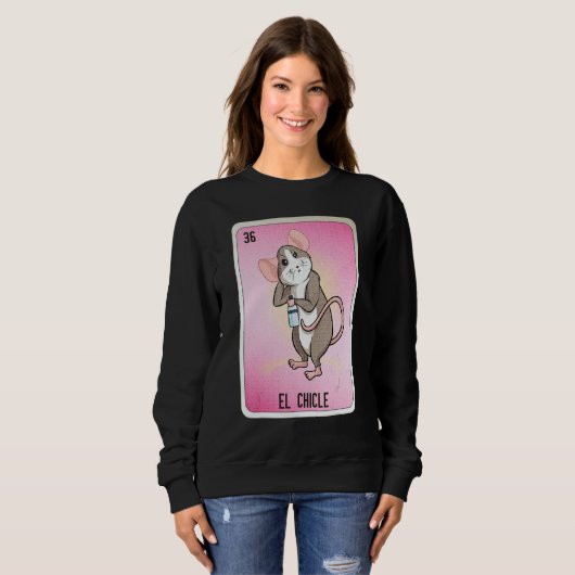 El Chicle Mexican Slang Lottery Bingo Cards Trui (Voorkant volledig)