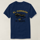  El Chingon is hier grappig Sombrero Chingon T-shirt (Design voorkant)