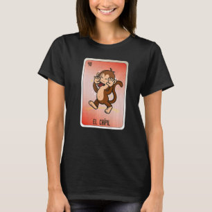 El Chipil Mexican Slang Lottery Bingo Kaarten T-shirt