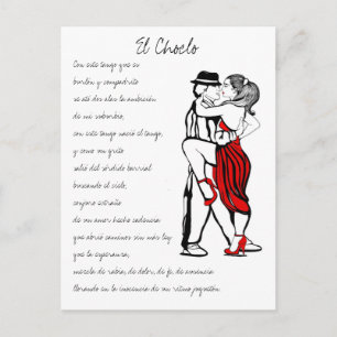 El Choclo Tango Lyrics Briefkaart