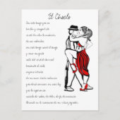 El Choclo Tango Lyrics Briefkaart (Voorkant)