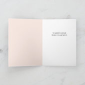 El Chocolate Entiende – Pensando en Ti – Spanish  Kaart (Binnen)