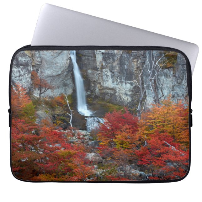 El Chorrillo Waterfall | Patagonië, Argentinië Laptop Sleeve (Voorkant)