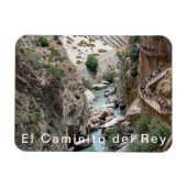 El Chorro - El Caminito del Rey. Uitzicht 1. Magneet (Horizontaal)