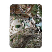 El Chorro - El Caminito del Rey. Uitzicht 1. Magneet (Verticaal)