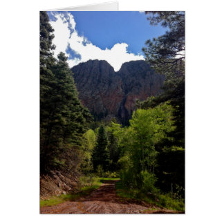 El Chorro Waterfall in de Brazos. Nieuw Mexico