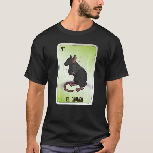 El Chundo Mexican Slang Lottery Bingo Cards   T-shirt (Voorkant)