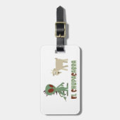 El Chupacabra Bagagelabel (Voorkant verticaal)