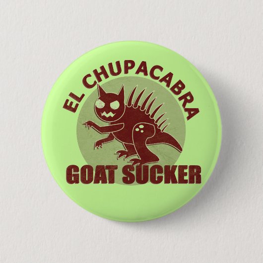 El Chupacabra Button (Voorkant)