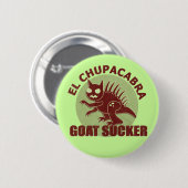 El Chupacabra Button (Voorkant /achterkant)
