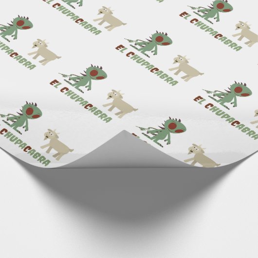 El Chupacabra Cadeaupapier (Hoek)