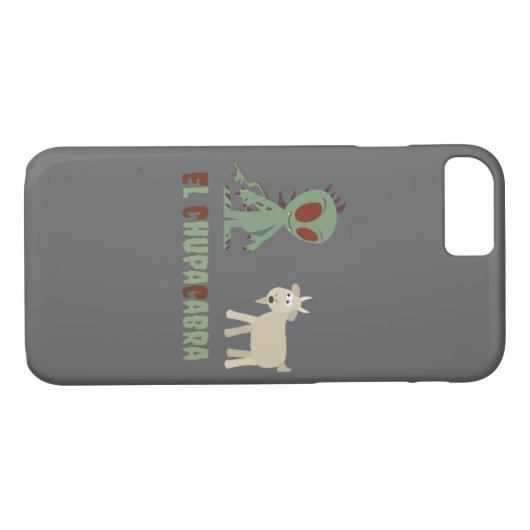 El Chupacabra Case-Mate iPhone Case (Achterkant (Horizontaal))
