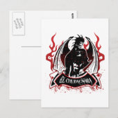 El Chupacabra - De geit Sucker Briefkaart (Voorkant / Achterkant)