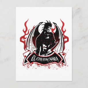 El Chupacabra - De geit Sucker Briefkaart