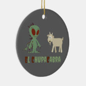 El Chupacabra Keramisch Ornament (Rechts)