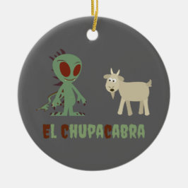 El Chupacabra Keramisch Ornament