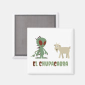 El Chupacabra Magneet (Voorkant / Achterkant)